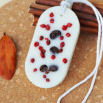 Tableta parfumata din ceara de soia, NOIR - Cafea, Piper roz, Paciuli, 1-1