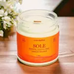 Lumânare parfumată SOLE - Mandarine, Portocale, Neroli, 180g