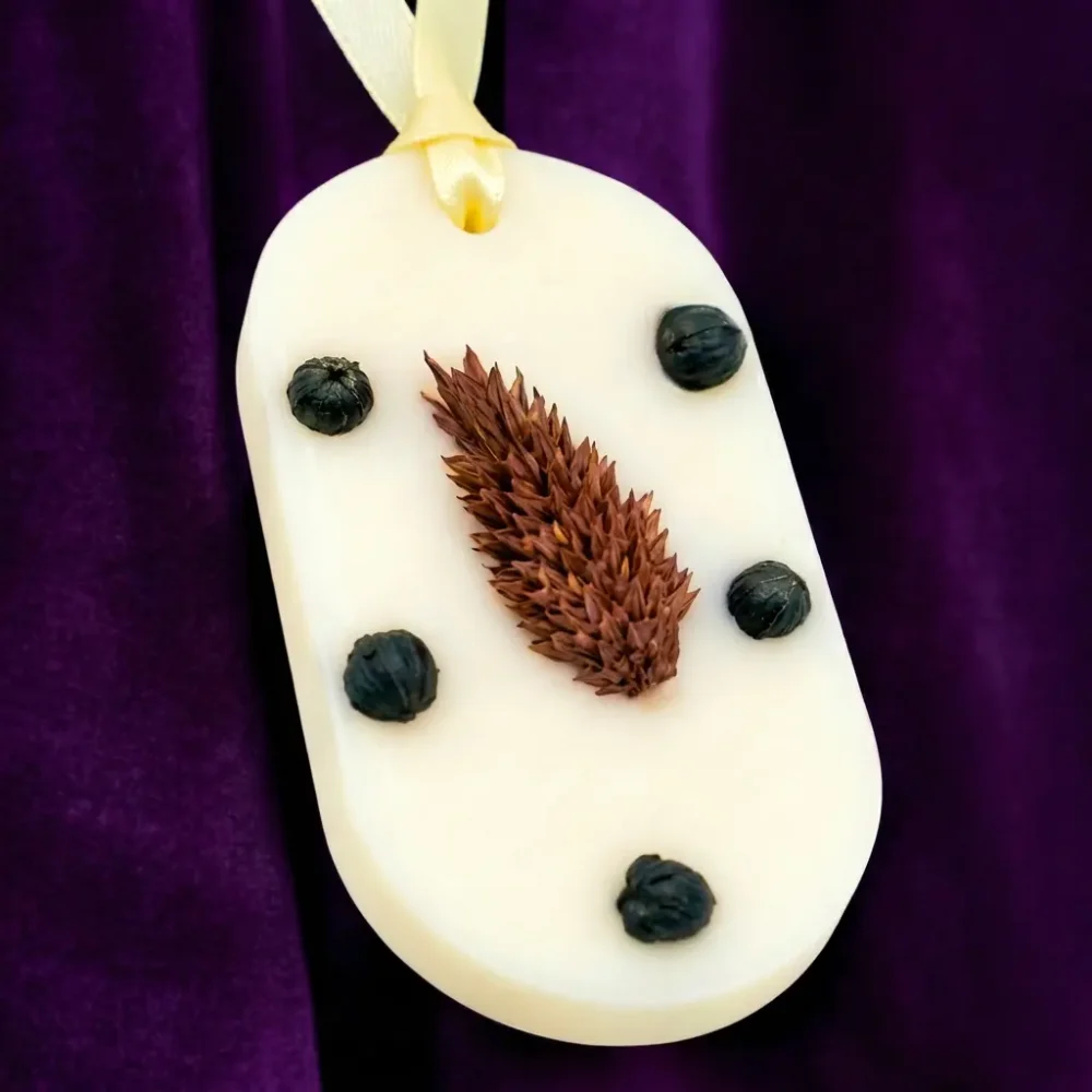 Odorizant Dulap Haine EUPHORIA – Orhidee, Ciocolată amară, Trufe, Ylang, Oval, handmade, tableta parfumata, atarnata (2)