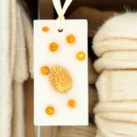 Odorizant Dulap Haine, Candelina, EDEN - Lacramioara, Mosc Alb, Bergamota, Dreptunghi, handmade, tableta parfumata, ceara naturala de soia, dulap2