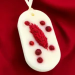 Odorizant Dulap Haine, Candelina, MA CHERIE - Cirese, Visine, Migdale, Oval, handmade, tableta parfumata, ceara parfumata, ceara naturala de soia