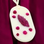 Odorizant Dulap Haine, Candelina, SEDUCTION - Iasomie Alba, Lemn de Casmir, Chihlimbar, Oval, handmade, tableta parfumata, ceara naturala de soia