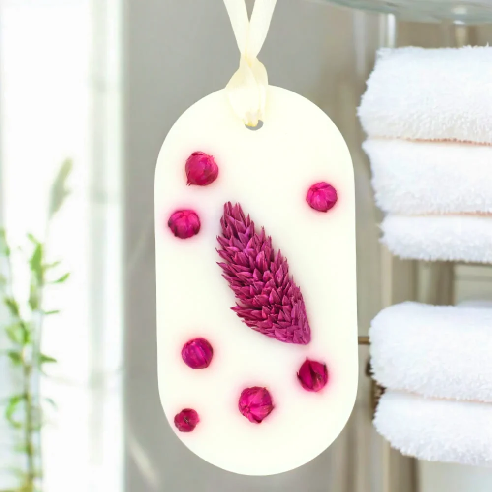 Odorizant Dulap Haine, Candelina, SEDUCTION - Iasomie Alba, Lemn de Casmir, Chihlimbar, Oval, handmade, tableta parfumata, atarnata2