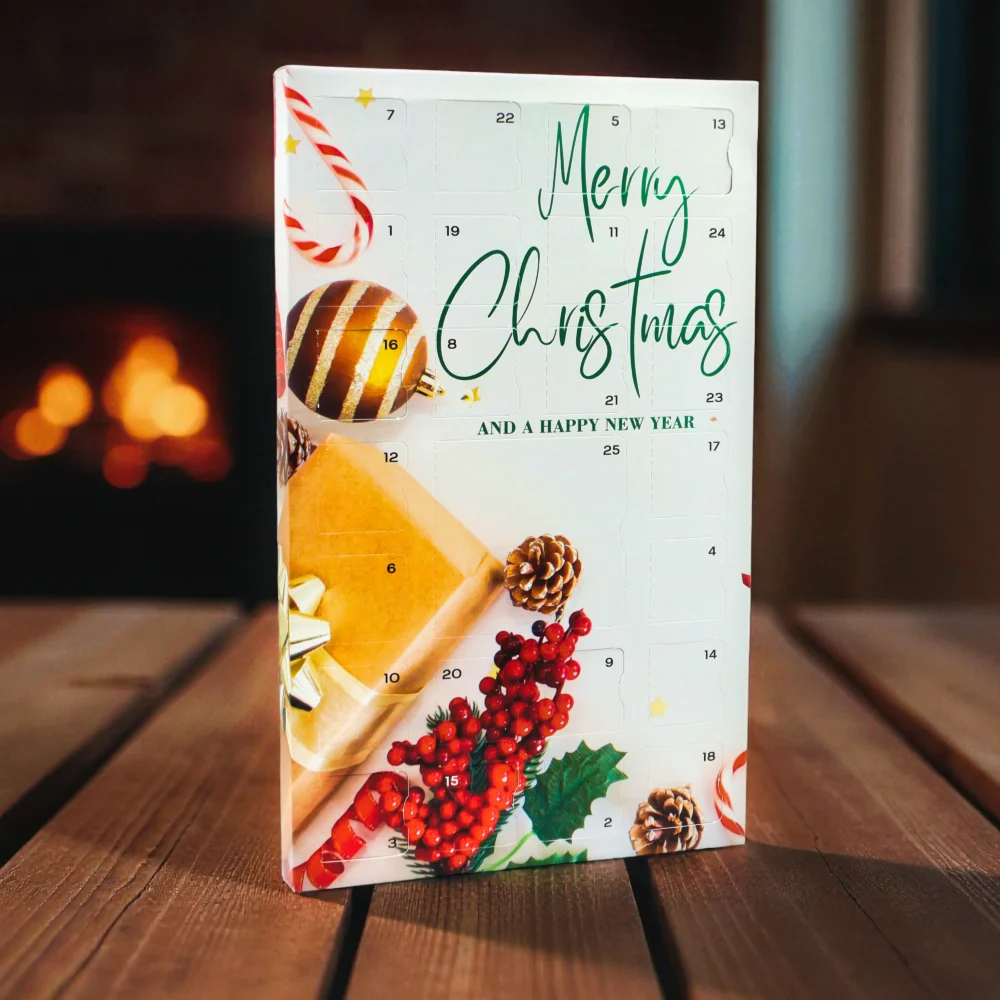 White Christmas Advent Calendar 2025 - Ceară Parfumată