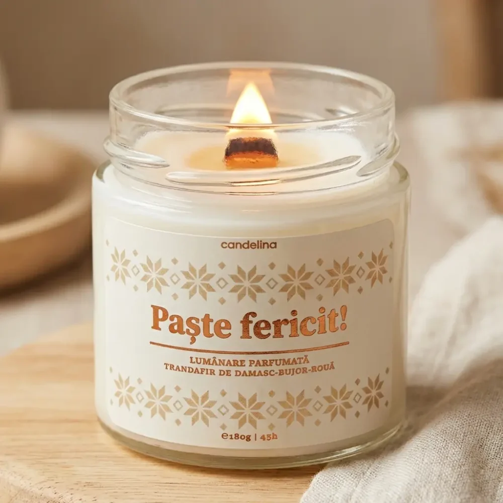 Lumânare Paște pentru Înviere, PAȘTE FERICIT! - 3 Arome la Alegere, thumbnail, lifestyle